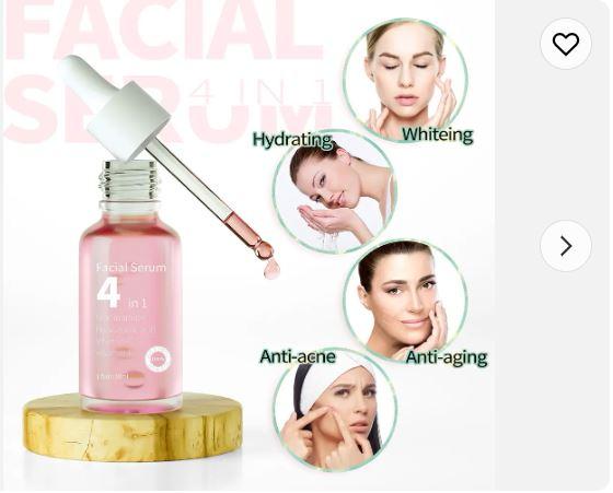 Facial serum (4 in1) Hydrating and Best Skin foaming Serum